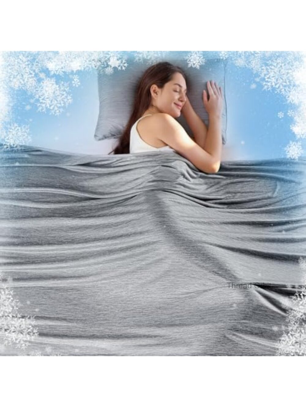 Cooling Blanket Twin Size 60x80 Lightweight Breathable for Hot Sleepers